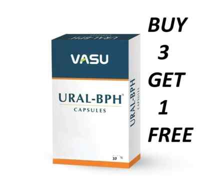 Vasu Ural-BPH 10 Kapseln Ayurvedisches Kräuterprodukt KAUFEN SIE 3 ERHALTEN S...