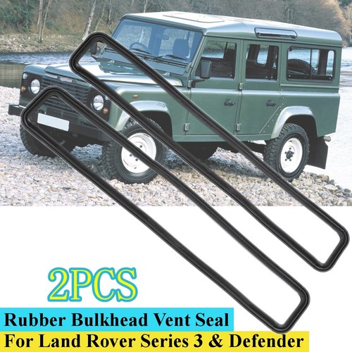 2x Car Bulkhead Vent Seal Rubber Gasket for Land Rover Series 3 90 110 Defender eBay