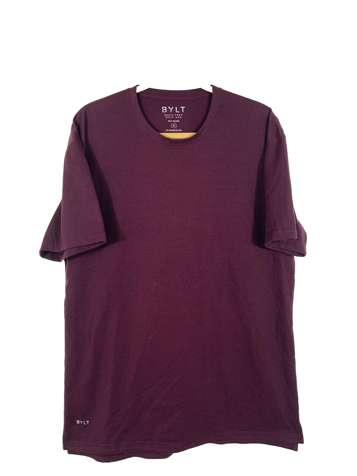 BYLT Basic Crew Split Hem BYLT Blend Shortsleeve … - image 1