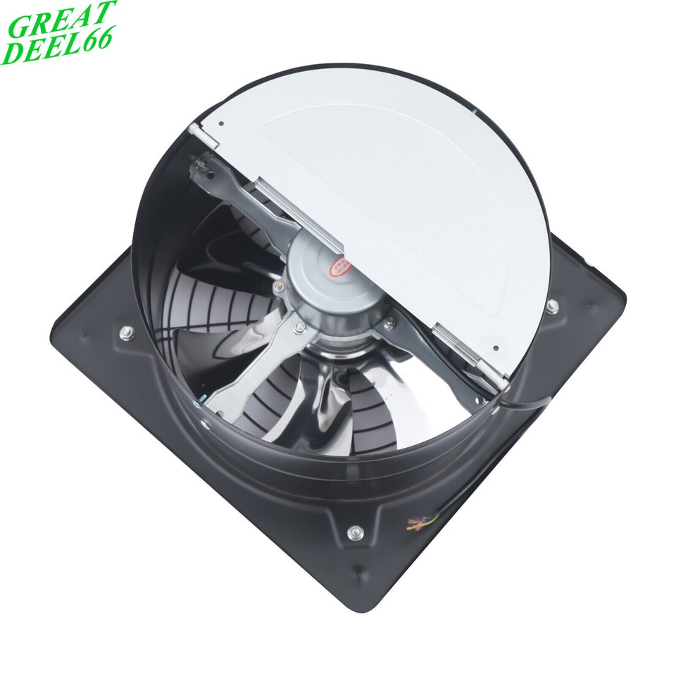 New 12" Exhaust Fan Extractor Fan Wall/Ceiling mount for Bathroom