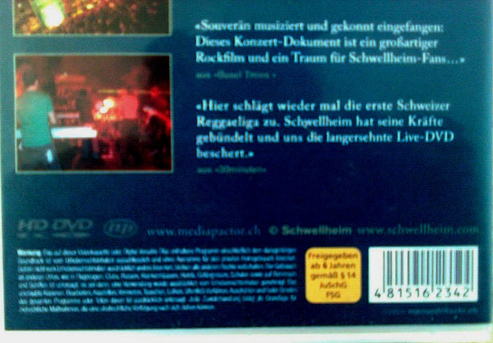DVD - Schwellheim @ JKF Basel 2007 - Import (SUI) - Reggae, Hip Hop, Konzert,rar - Bild 3 von 4