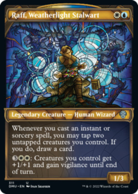 Raff, Weatherlight Stalwart - Foil - Showcase x1 - Dominaria United - NM-Mint, E