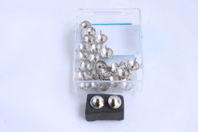 25 Haute Qualité Clou de Décoration Sellerie - Fabriqué En Germany- 11mm Argent