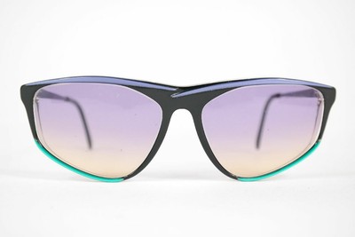 Vintage Leonhard De Neffe 371 Customized Lenses 59[]18 Silver Sunglasses NOS