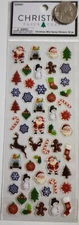Christmas Mini Epoxy Stickers (Santa)- 52 PC- Christmas Paper Crafts - G37