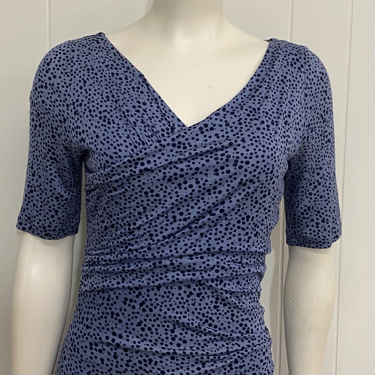 boden rita ruched dress Boden | Dresses | Boden Rita Ruched Midi Faux Wrap Blue Us 6l Fits Like 4 Long