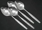 Oneida MALIBU Stainless Soup Spoon set of 4. 6 3/4" Long