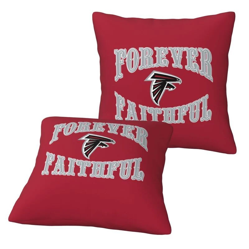 Atlanta Falcons Forever Faithful Throw Pillow Covers