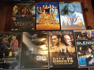 Gérard Depardieu [7 DVD] Vidocq 36 1492 Asterix Labyrinth der Wörter City Ghosts