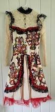 Spirit Halloween Costume Day of The Dead Sugar Skull Bride Dress Adult Small S