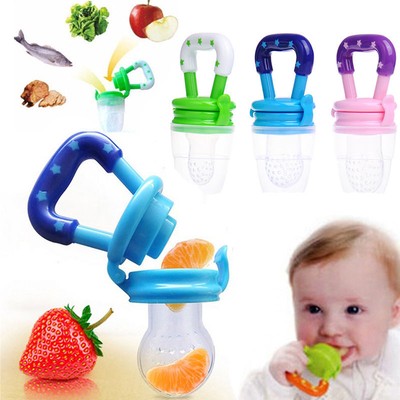 silicone baby food teether