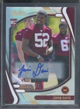 2021 Panini Absolute JAMIN DAVIS #178 RC Rookie Foil Auto /199 Washington