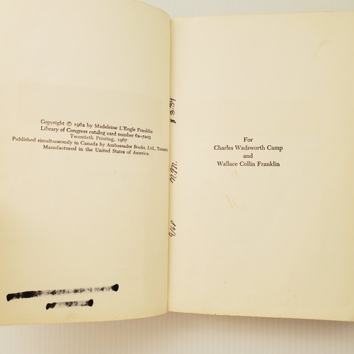Madeleine L’Engle A Wrinkle In Time 1967 Vintage Hardcover Rare Book Classic - Picture 22 of 23