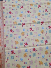 Sesame Street cotton fabric by the yard 45" wide