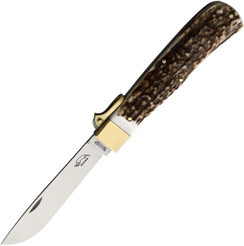 Horn Handle Lockback Collectible Modern Factory Manufactured Folding Knives