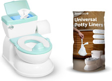 Real Feel 2-In-1 Potty Aqua Disposable Potty Liners