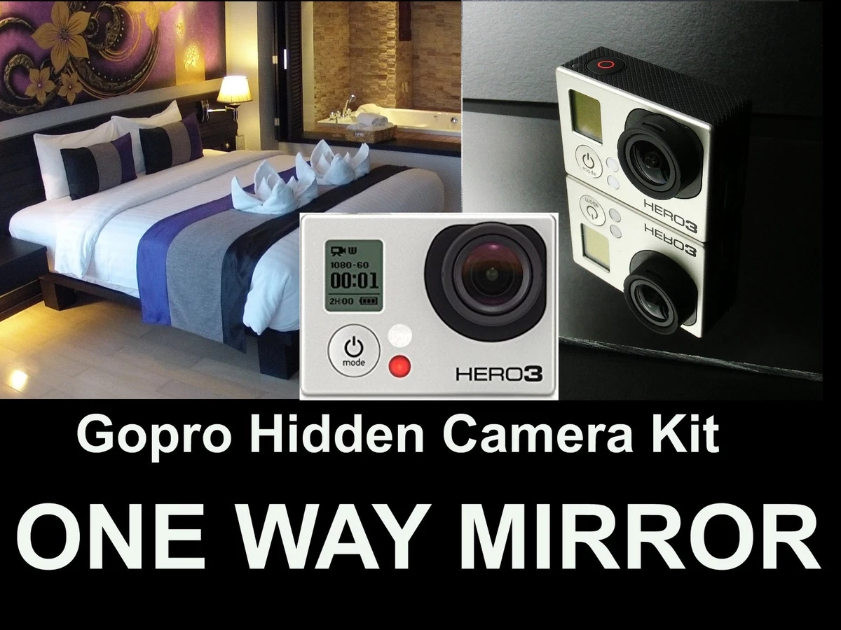 GOPRO 3 Hidden Camera Kit.Turn Your Gopro Into a Spy Camera One / Two Way  Mirror