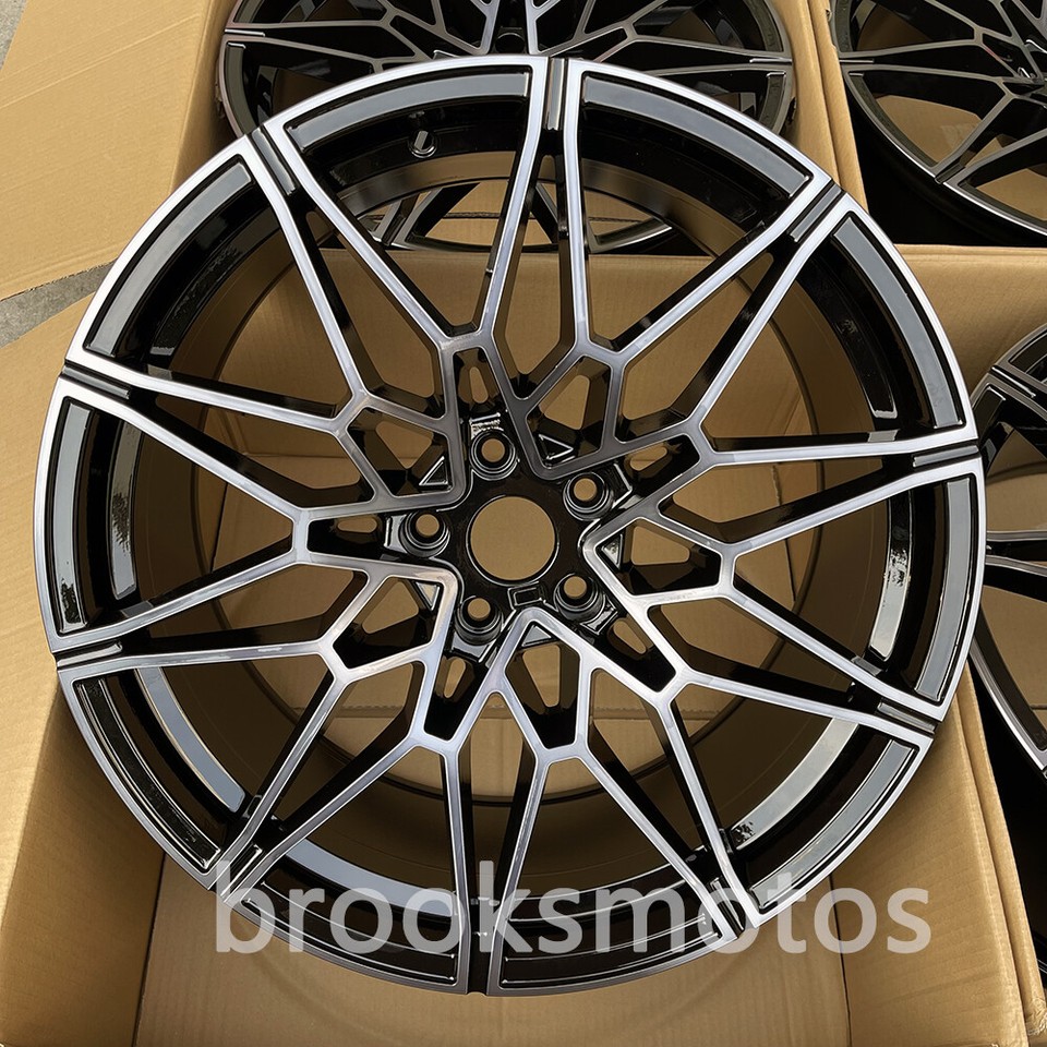19" SQUARE SETUP WHEEL RIM FIT 2009-2016 BMW 5 SERIES 535 550 826 F10 ...