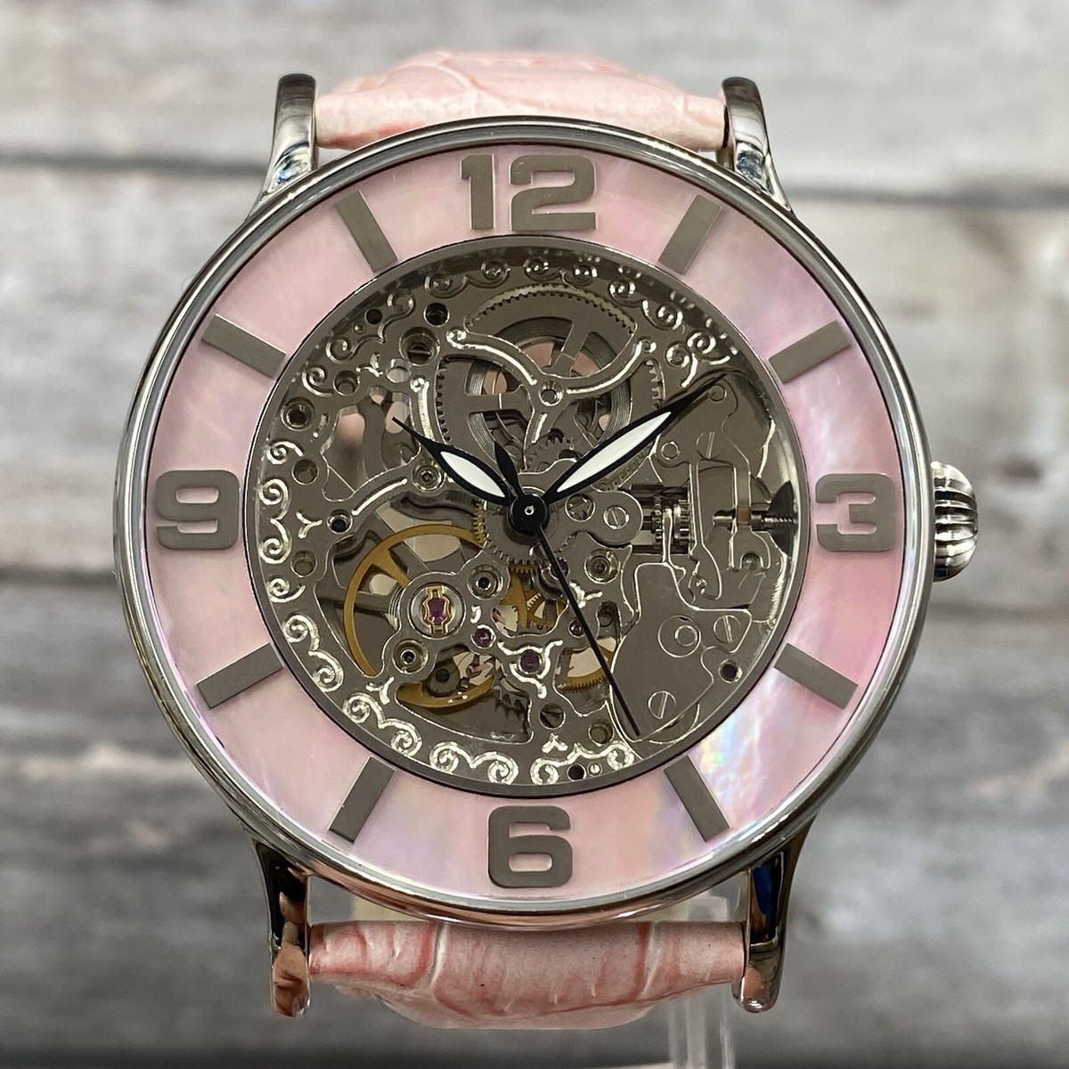 Jeanneret Skeleton Automatic Stainless Steel Ref. J-64220  display picture 3