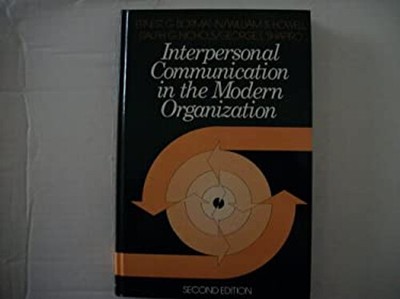 Interpersonal Communication IN The Modern Organisation Hardcover