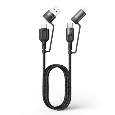 Mcdodo 4 in1 USB Ladekabel Micro USB Typ C iPhone Multi Kabel Für Handy PC