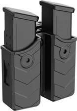 Universal Double Magazine Pouch - Dual Stack Mag Holster with Adjustable Retenti