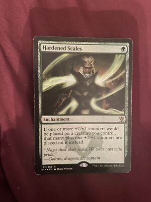 Hardened Scales Khans of Tarkir MTG Card Foil | eBay Hardened Scales Khans of Tarkir MTG Card Foil | eBay