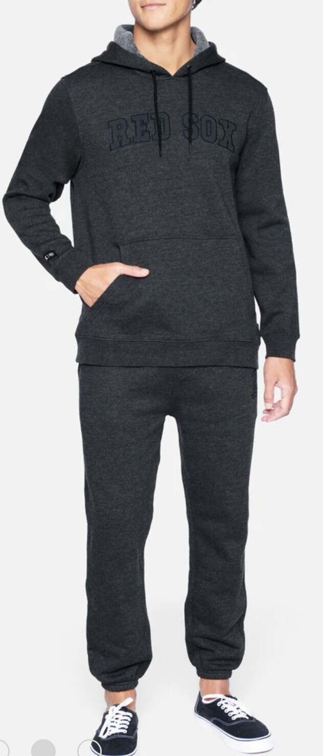 Boston Red Sox Blackout  x Hurley X 47 Hoodie Sweatshirt Black/Grey Men's Size M image 4