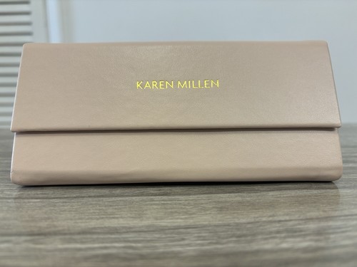 Genuine Karen Millen Sunglasses / Glasses Protective Hard Case W/ Cleaning Cloth - Picture 5 of 12
