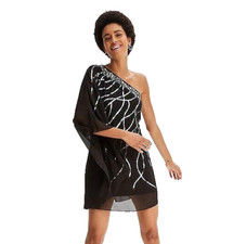 Dress One Shoulder Party Dress by Bonprix Plus Size 24 RRP £58