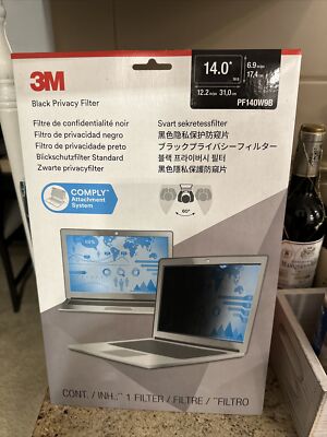 Sealed 3M™ FILTER,PRIVACY, NOTEBOOK, LAPTOP, APPLE BK PF140W9B 3M ...