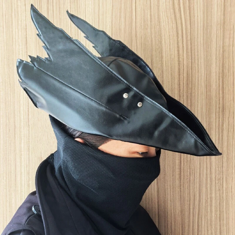 全新 Bloodborne Cosplay 道具 帽子 刺客服装 万圣节 头饰 三角帽 — 第 3/4 张图片