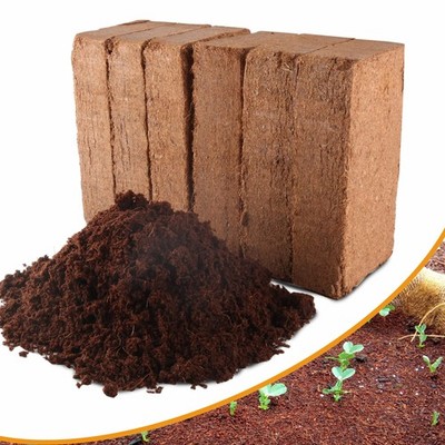 Premium Organic Coconut Coir Bricks - 6 Pack Coco for 6Pack