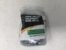 DARE Kwik Splice Galvanized Wire Splice, 50-Pack, 3071