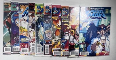 Mega Man Archie Comic Book Lot 9,10, 17, 18, 20, 21, 24-27 Used Capcom Rare