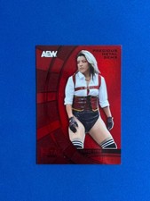 HIKARU SHIDA 2025 UPPER DECK SKYBOX AEW METAL UNIVERSE RETRO RED PMG #40/100