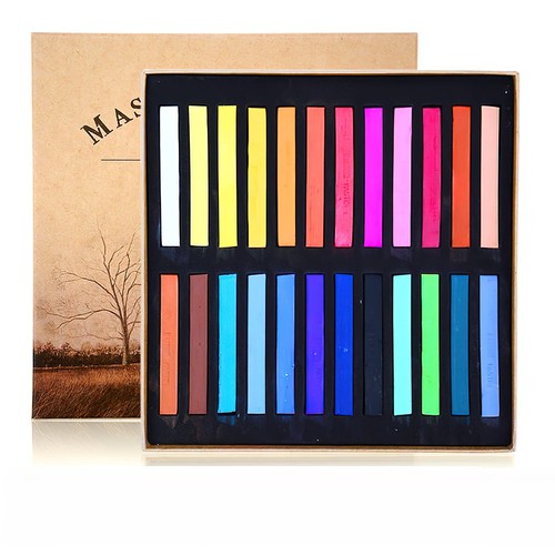 Neutral Color Chalk Pastels for Professional Artist 24 Colour