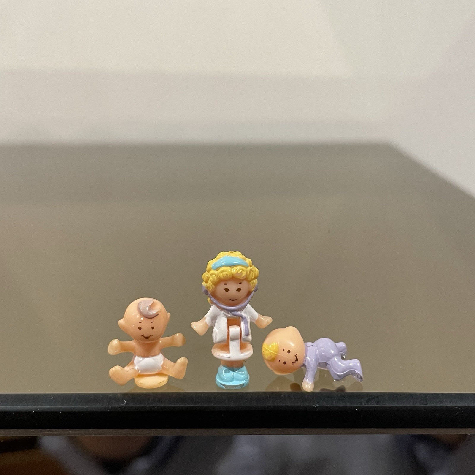 Vintage Polly Pocket Polly In The Nursery 1992 Bluebird Pink Hexagon COMPLETE