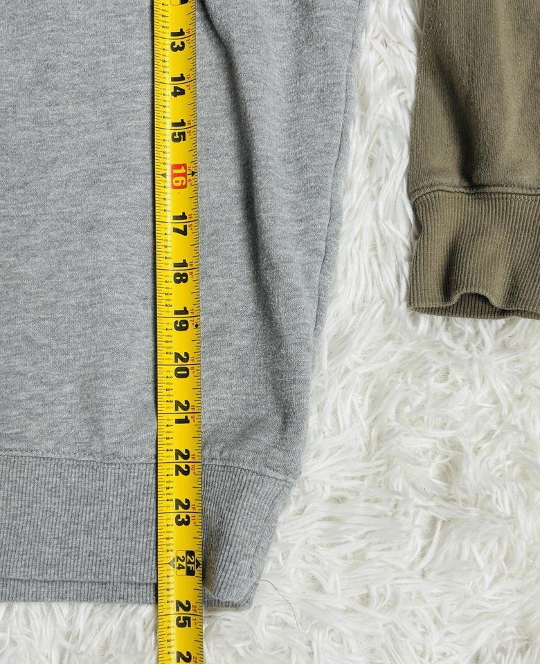 Sudadera con capucha gris parche Empyre Lane para mujer talla pequeña Foto 3 de 4