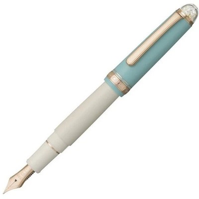 限定品　 #3776 CENTURY SHAPE OF　A　HEART Platinum 3776 Fountain Pen Century Shape of Heart Bluebird Nib EF