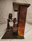 Vintage Brass Piano Music Box — photo 4