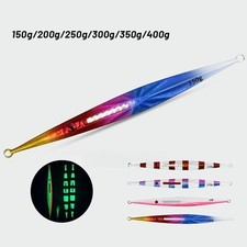 1pcs 150g-400g Shore Spoon Jigging Bass Saltwater Fishing Tackle Metal Jig Lure