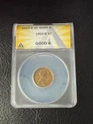 1922-D 1C Wheat penny GOOD 6 (Details) ANACS