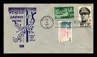 DR JIM STAMPS US COVER JAPAN TREATY 200TH ANNIVERSARY FDC COMBO KOLOR KOVER