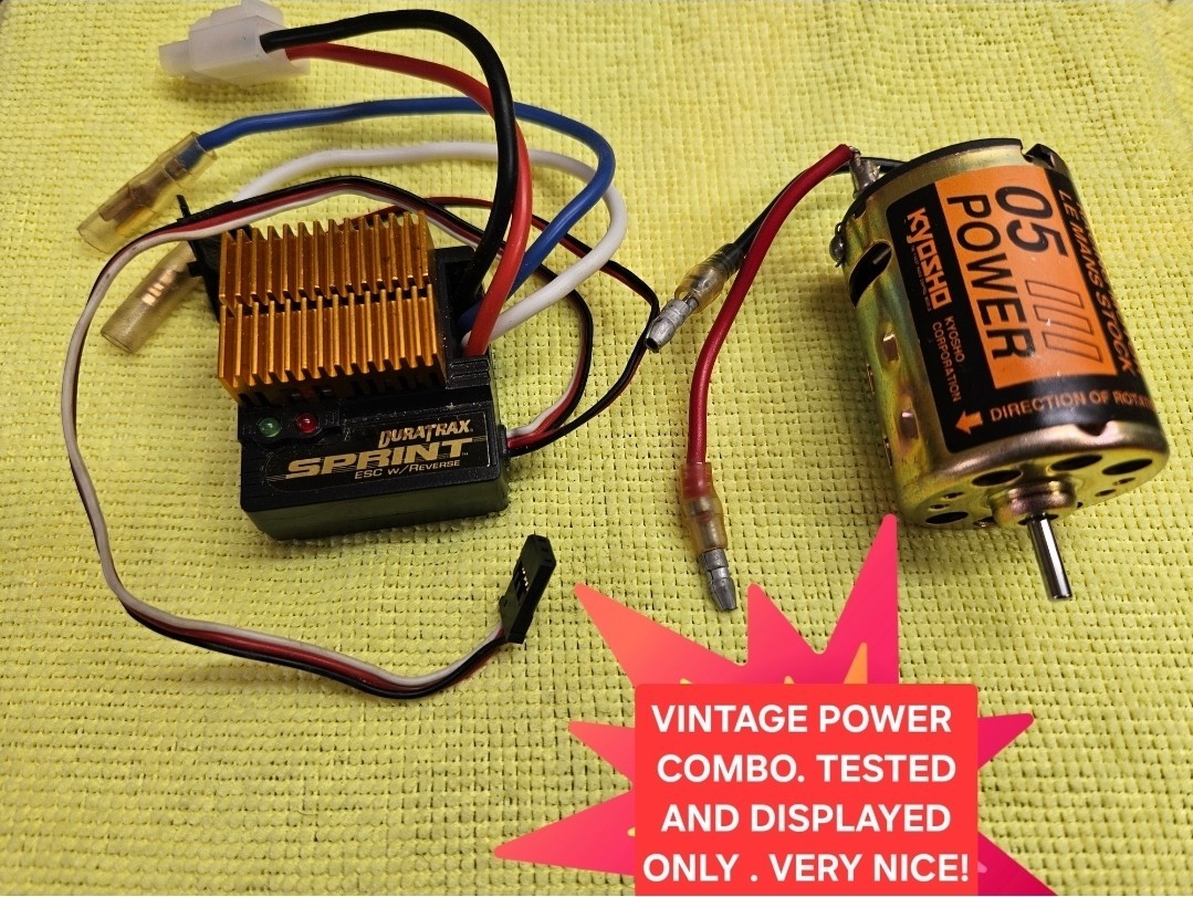 VINTAGE KYOSHO 05 LE MANS POWER STOCK MOTOR DURATRAX SPINT E