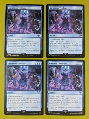 Saruman's Trickery x4 LOTR: Tales of Middle-Earth 4x MTG