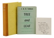 Product Image: Tree and Leaf ~ J. R. R. TOLKIEN ~ Presentation Copy ~ SIGNED NOTE ~ 1964 ~ JRR