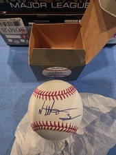 Neftali Feliz Signed Rawlings OMLB Baseball NO COA