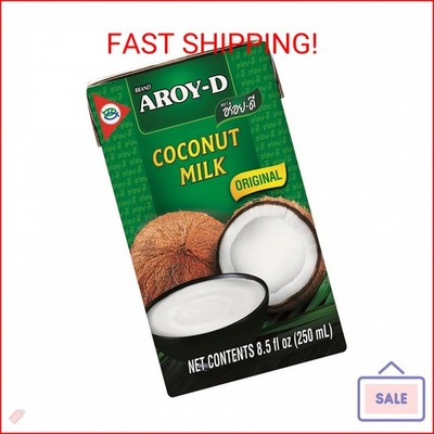 Aroy-D Coconut Milk 8.5 Fl Oz (Pack of 12)