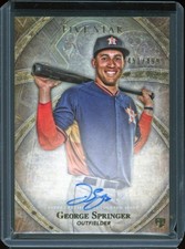 2014 Topps “five star” GEORGE SPRINGER rookie RC autograph AUTO #/499